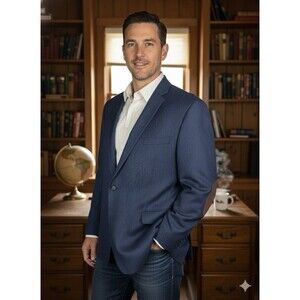 Ralph Lauren Blazer Mens 50-52R Tweed Wool Patched Elbow Professor’s Sport Coat